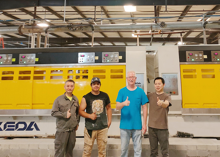 重要市場(chǎng)突破！科達(dá)石材機(jī)械新品在美國(guó)成功投產(chǎn)